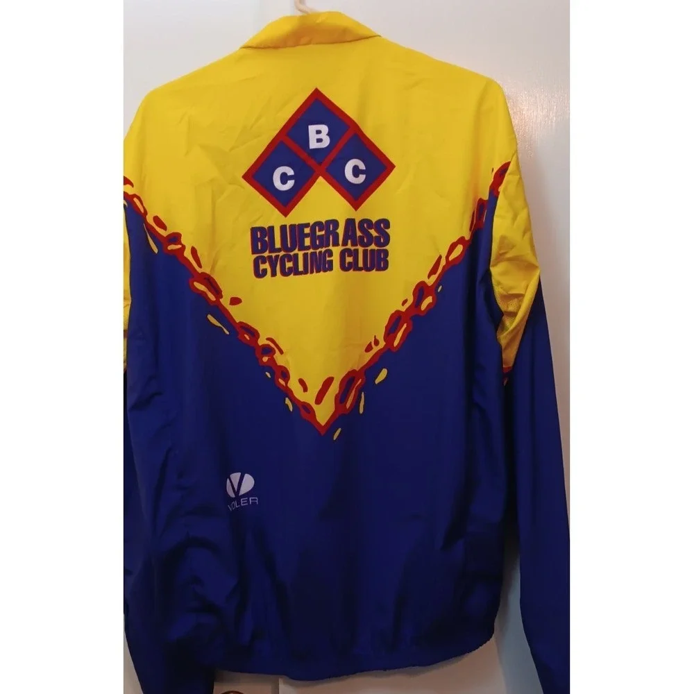 VOLER Cycling Jacket Windbreaker Full Zip Large unisex activewear layer colorful
